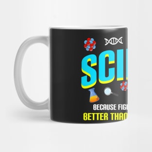 Figuring Things Out Funny Science Themed T-Shir t Mug